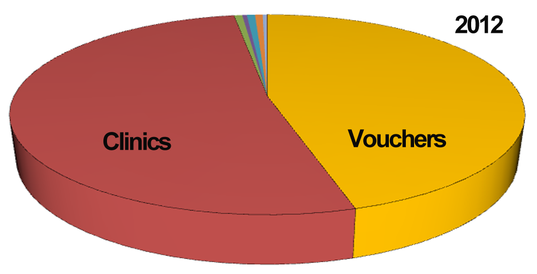 Expenditure Chart 2012